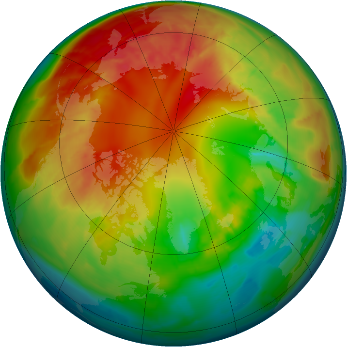 Arctic ozone map for 17 February 2012